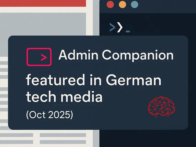 Computer Bild Article about Admin Companion