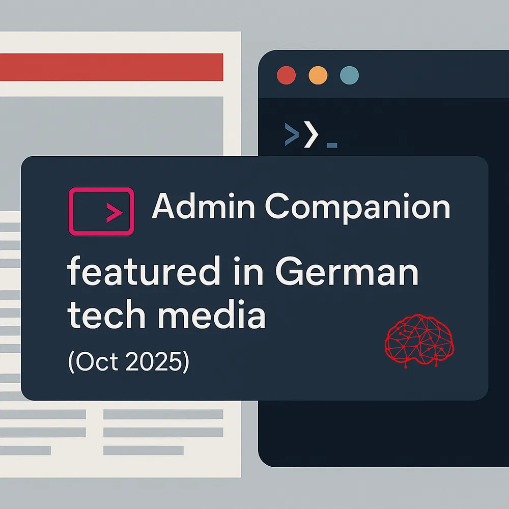 Computer Bild Article about Admin Companion