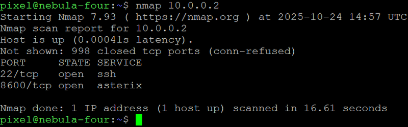 nmap screenshot