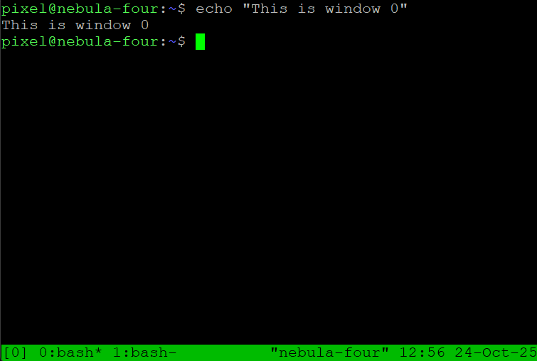 tmux - Window 0